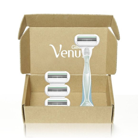 Gillette Venus Smooth Sensitive Womens Razor - 1 Handle + 4 Refills - Picture 8 of 8